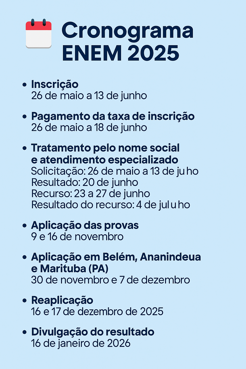 ENEM 2025: inscrições prorrogadas e novas datas para quem sonha com a ...