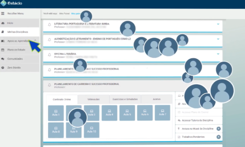 ambiente de aprendizado virtual estacio